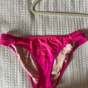 Victoria secret hot pink swim bottoms